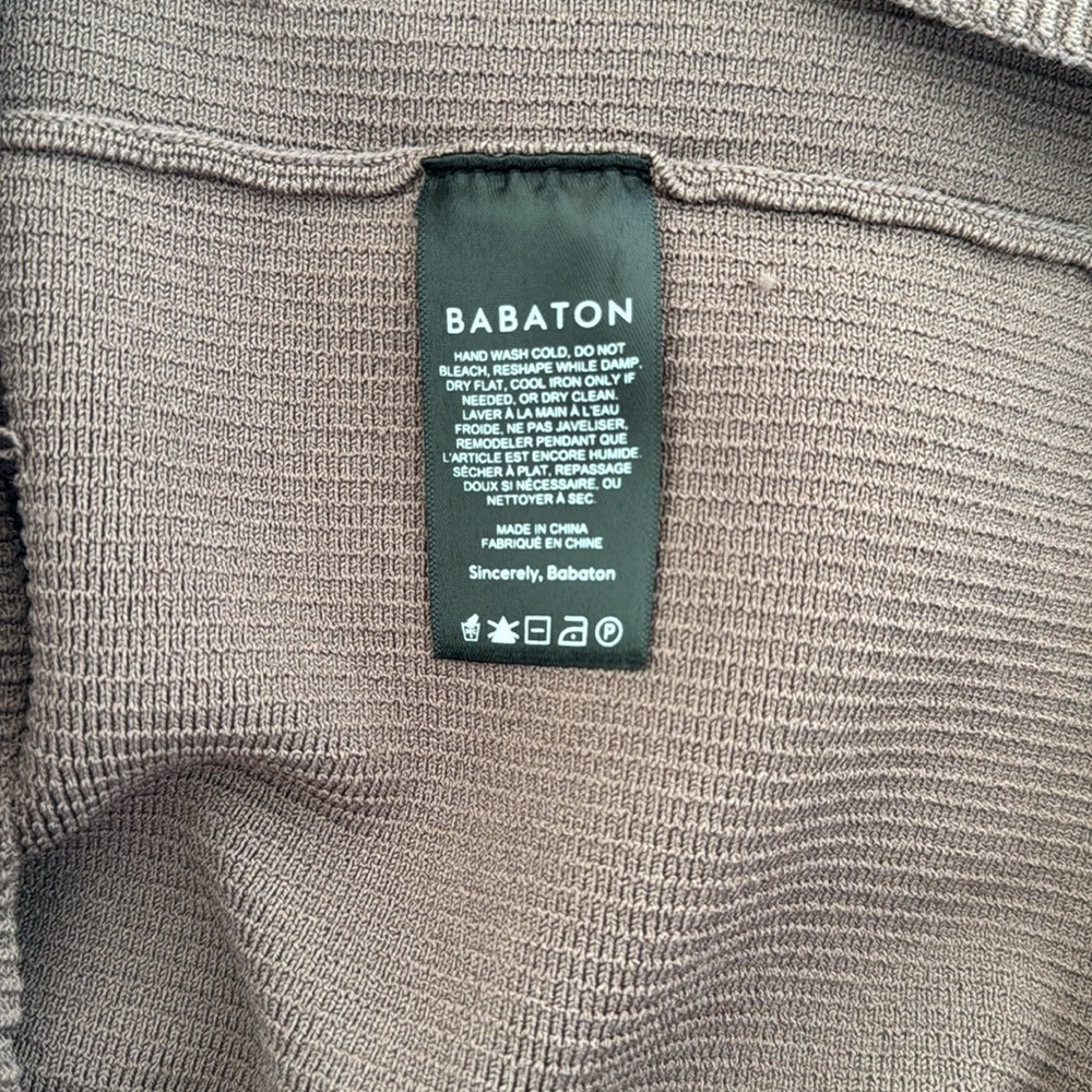 ARITZIA Babaton Bodycon Mini Sculpt Knit Dress in Deep Taupe - Large - Picture 10 of 11